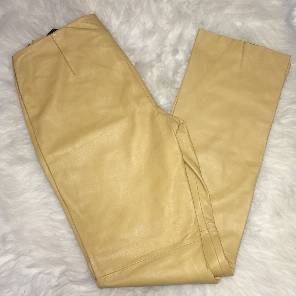 Yellow bebe pants